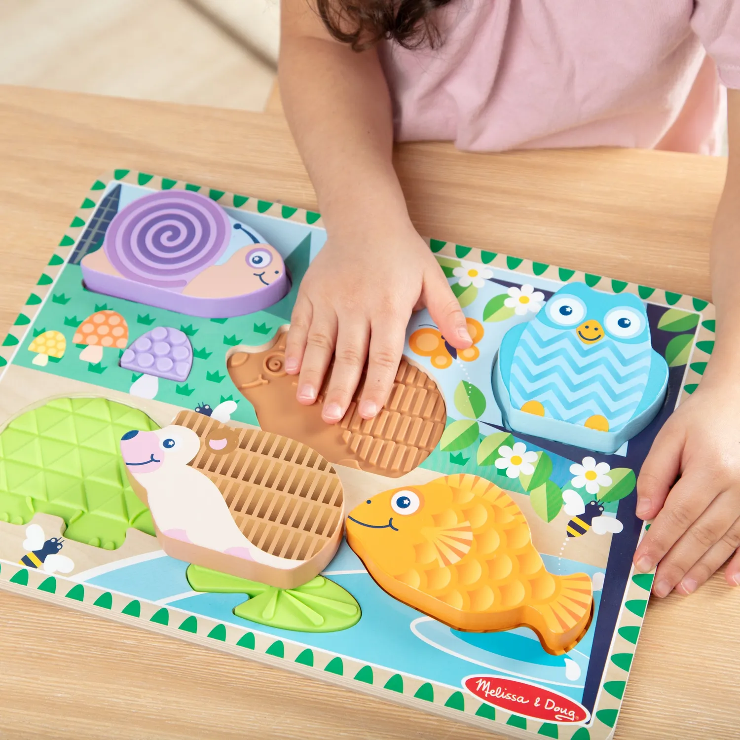 Melissa & Doug Forest Friends Voelpuzzel Hout 5-delig