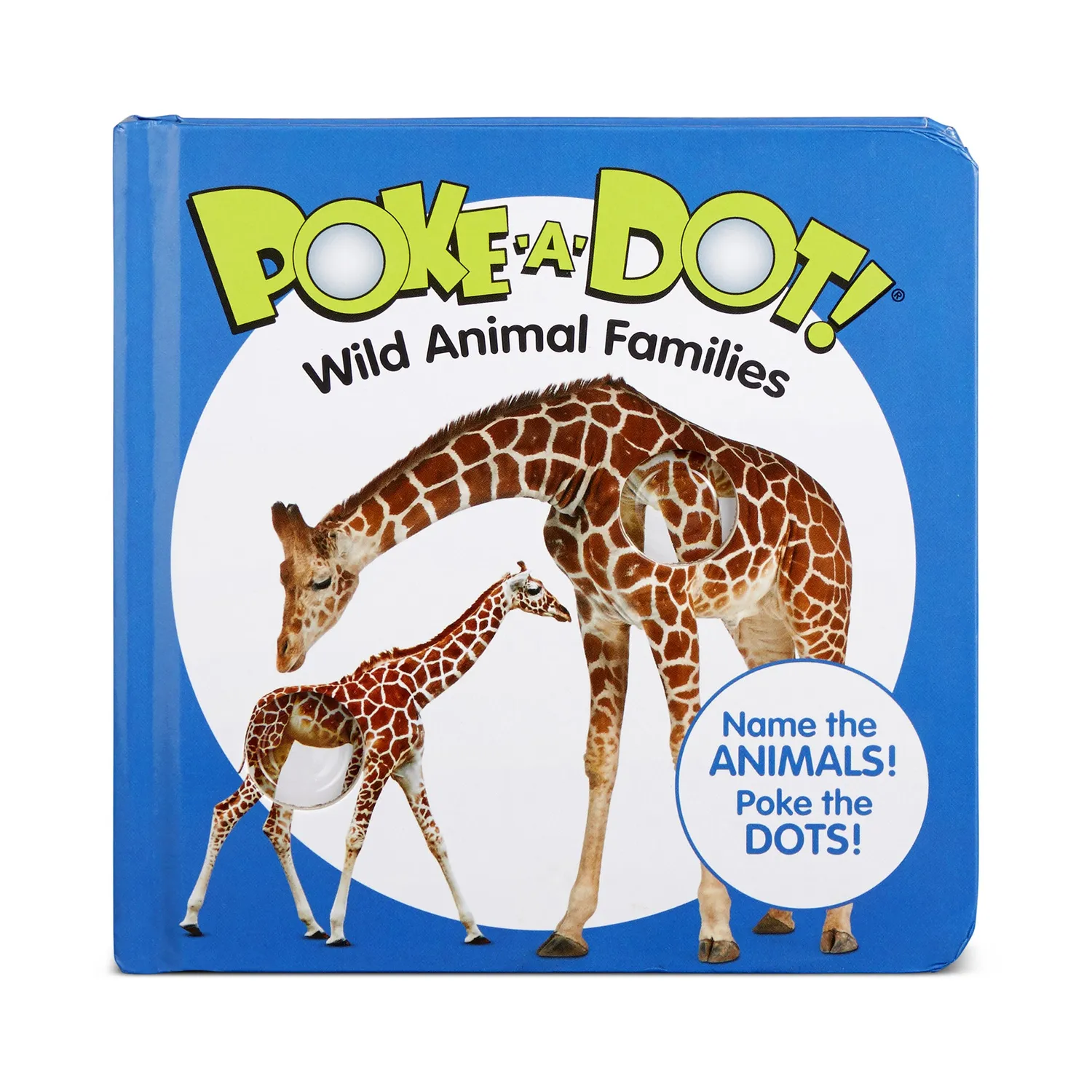 Melissa & Doug Poke-a-Dot Wilde Dierenfamilies kartonboek