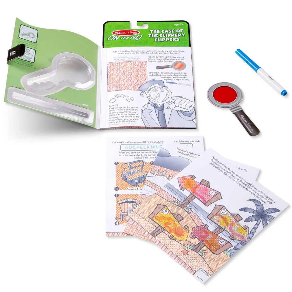 Melissa & Doug On the Go Secret Decoder activiteitenboek 3-pack codes
