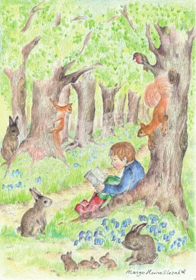 Ginger Fairy Eentje van Margo Avonturenbos Lente Kaart 10,5x15
