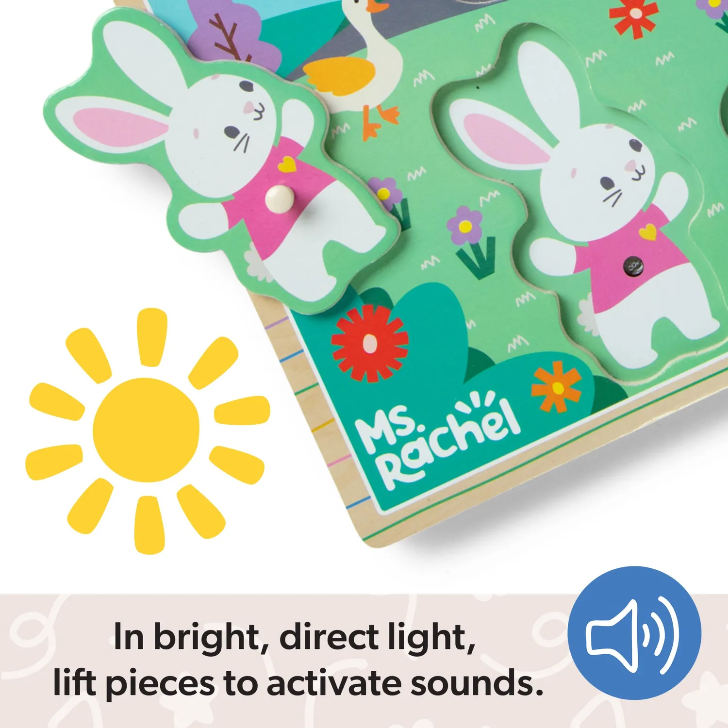 Melissa & Doug Ms. Rachel leerbundel puzzel + blokken