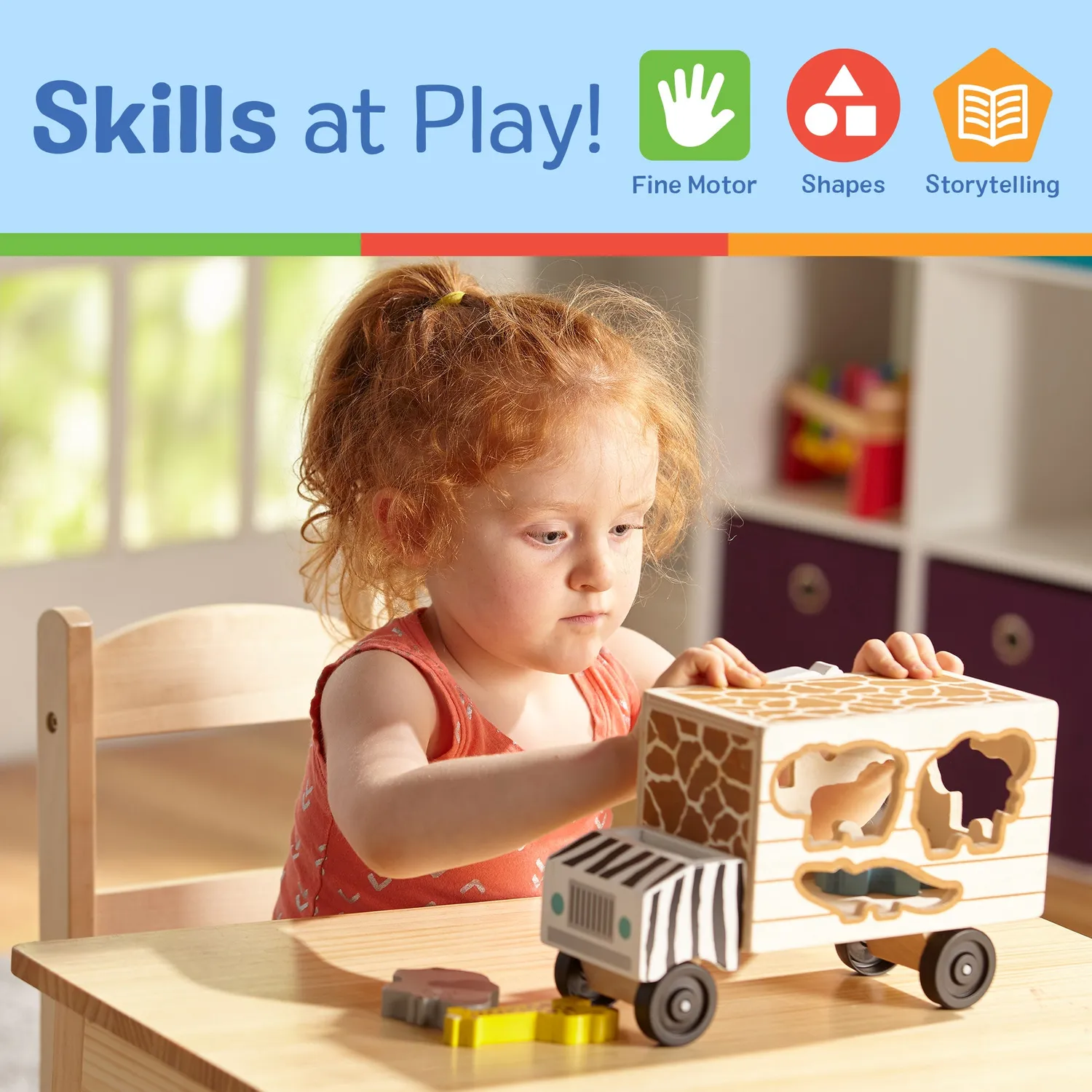 Melissa & Doug Animal Rescue safari speelset 10-delig houten