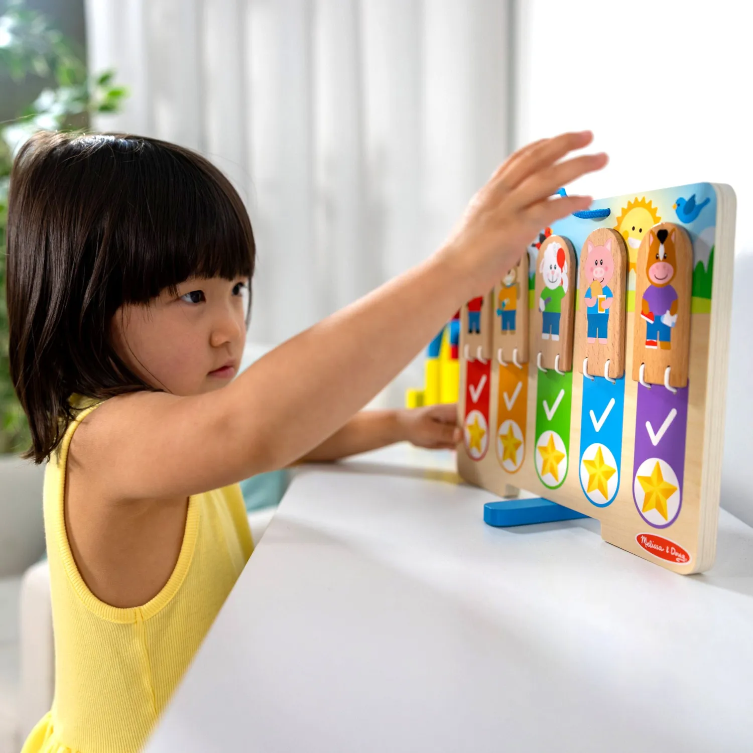 Melissa & Doug My Daily Routines Chart routinebord ochtend en bedtijd