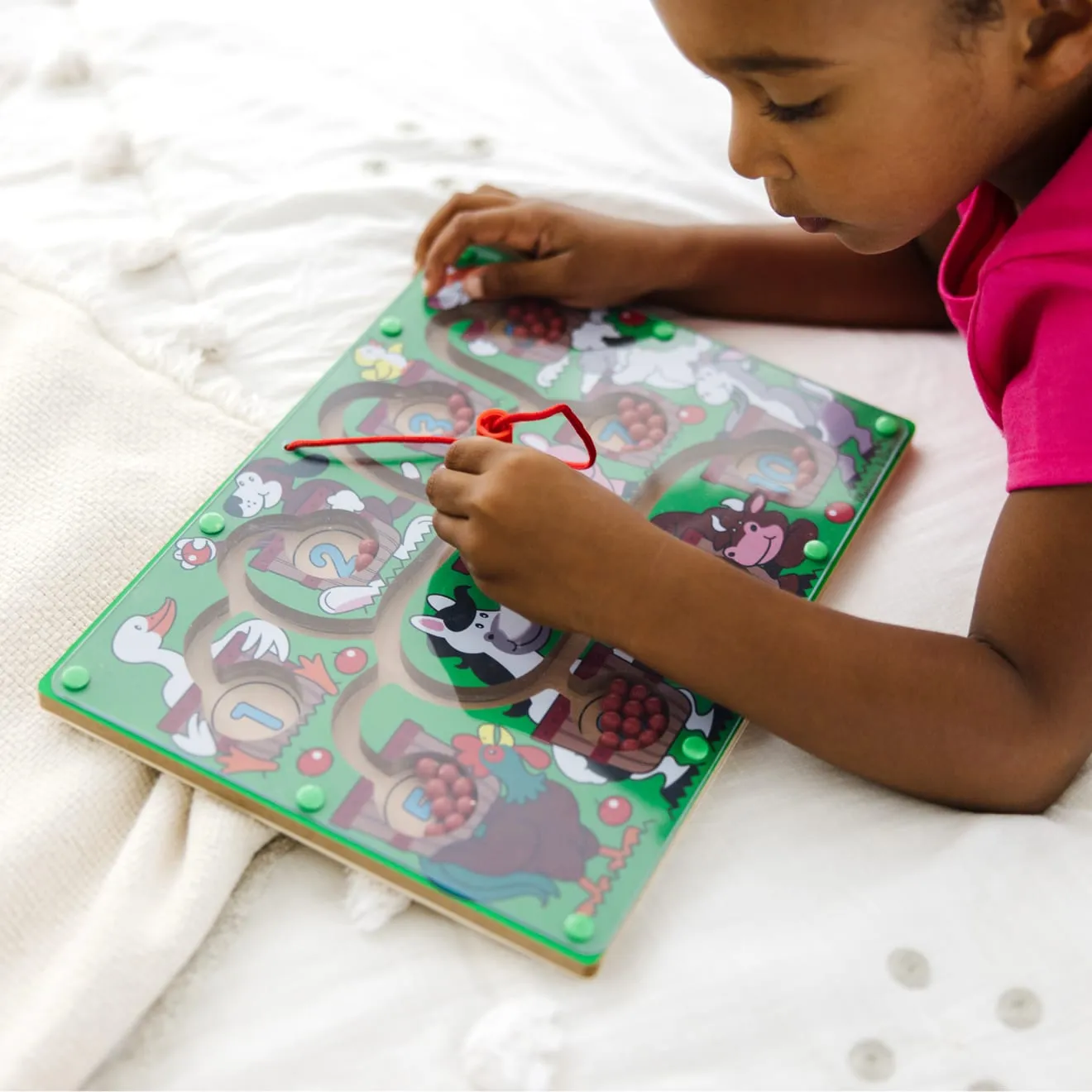 Melissa & Doug Magnetic Number Maze magnetisch spel tellen