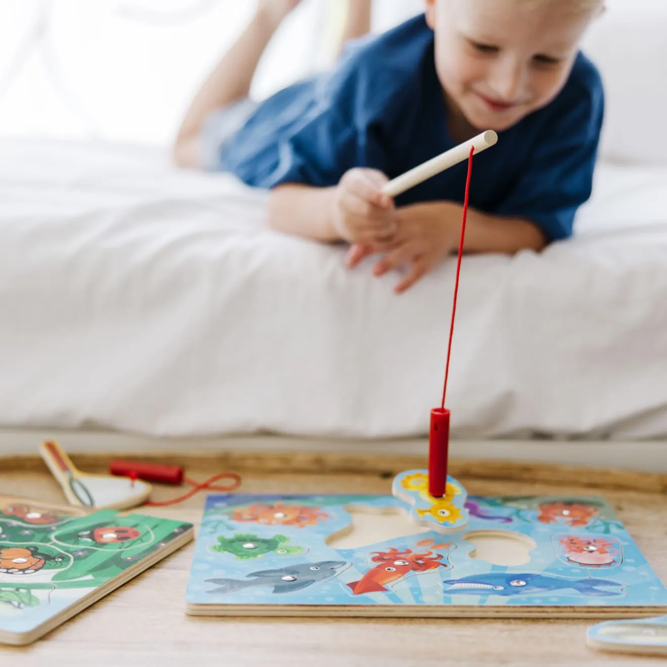 Melissa & Doug Bug-Catching magnetisch puzzelspel hout 10 insecten