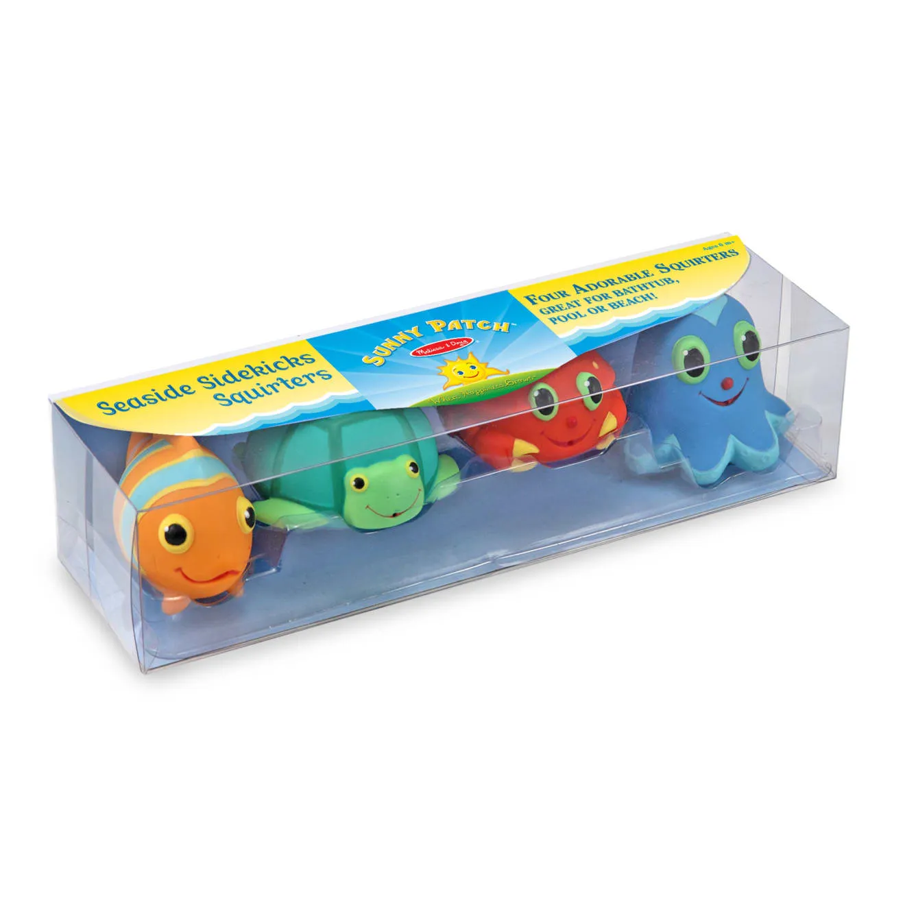 Melissa & Doug Seaside Sidekicks spuitdiertjes water 4 stuks
