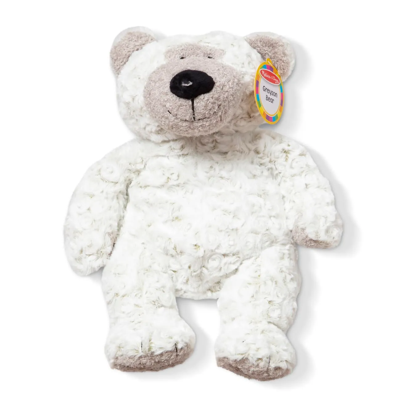 Melissa & Doug Greyson Bear knuffelbeer grijs 40 cm