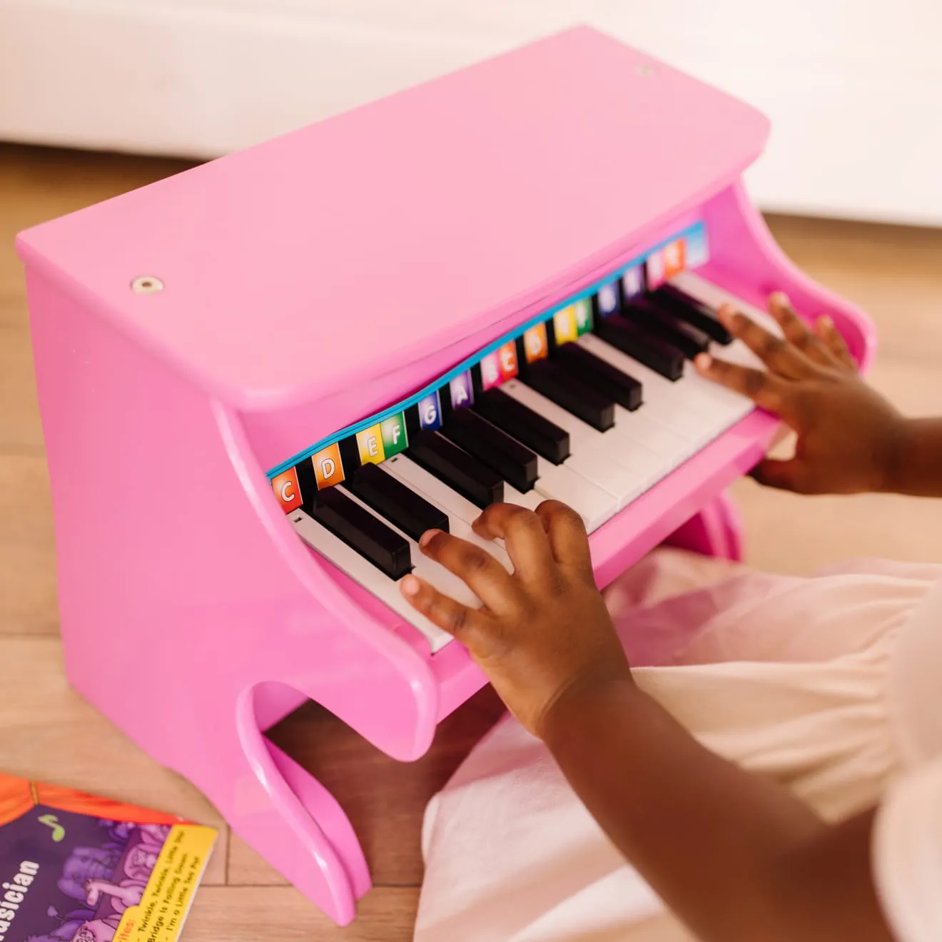 Melissa & Doug Learn-to-Play Piano Roze 25 Toetsen