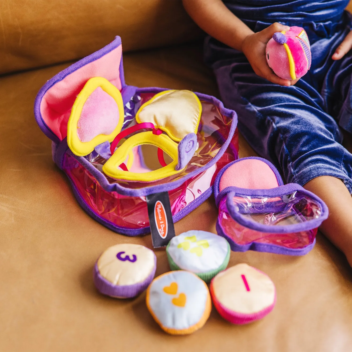 Melissa & Doug Pretty Purse zachte handtas peuterspeelgoed