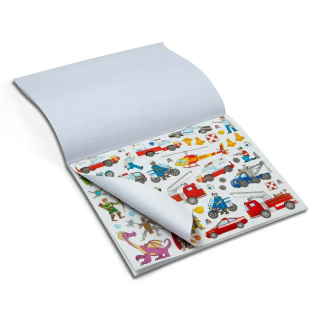 Melissa & Doug Sticker Collection stickerboek 500+ dino voertuigen