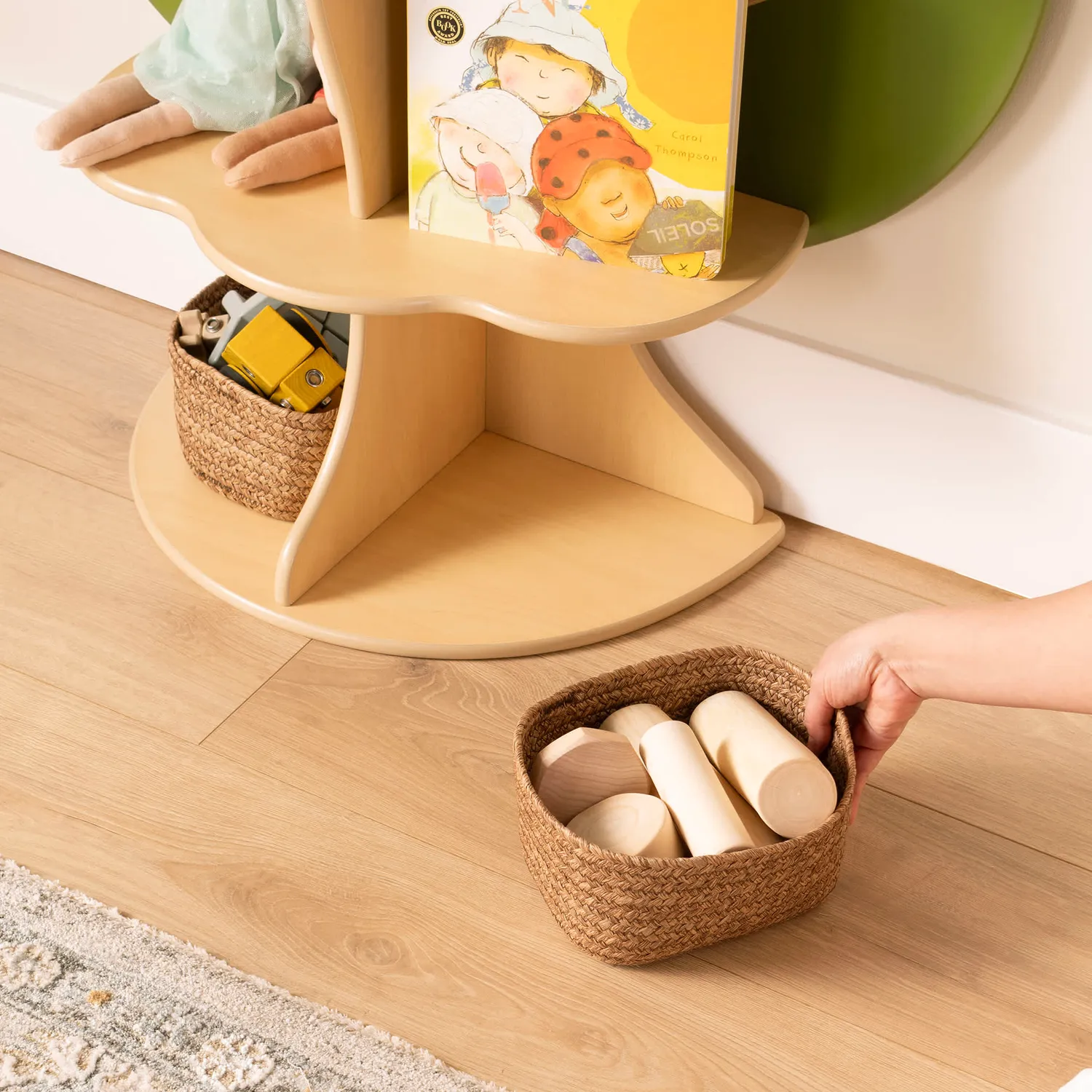 Guidecraft Tree Bookshelf kinderboekenkast 6 planken boomvorm