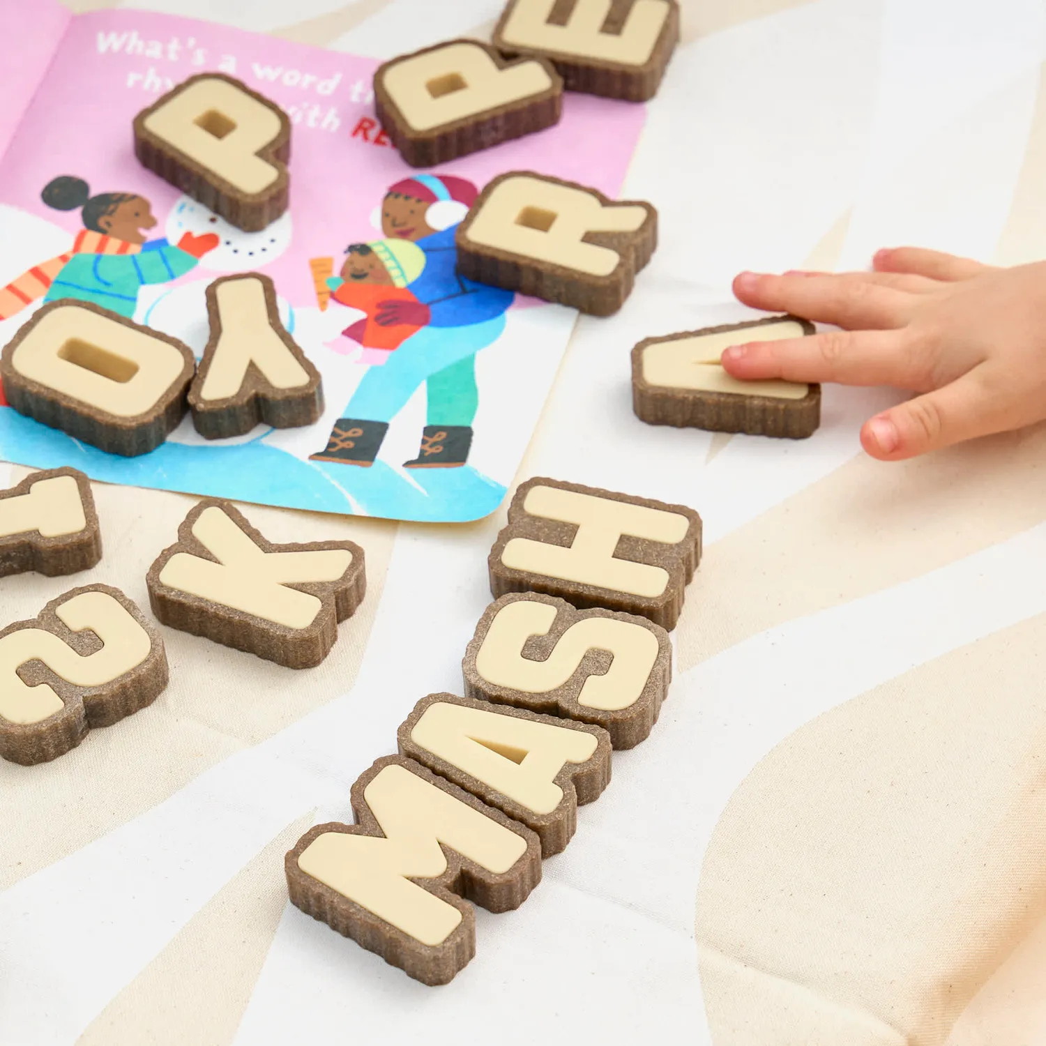 Guidecraft Tree Block Letters 36 stuks letterblokken