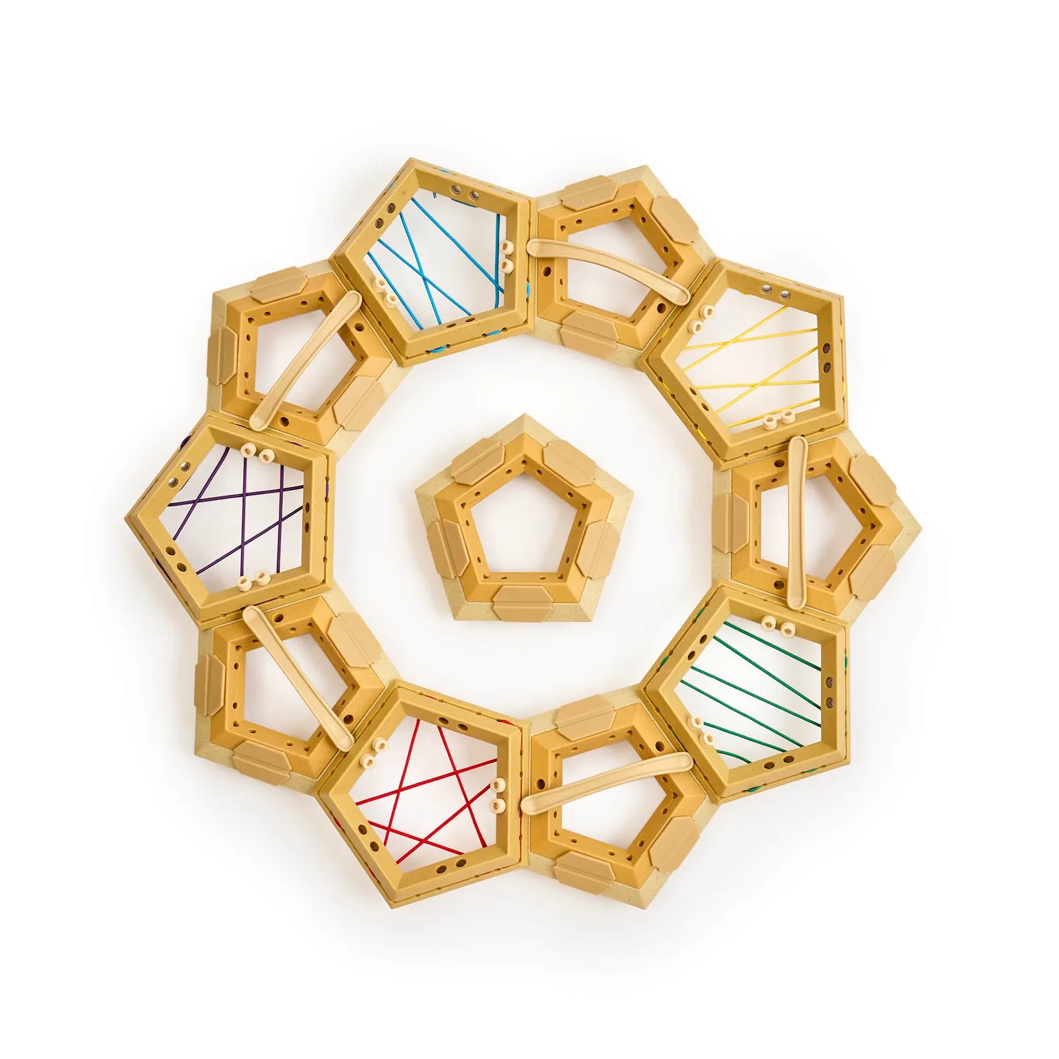 Guidecraft Connections Pentagon Play System bouwset 161-delig