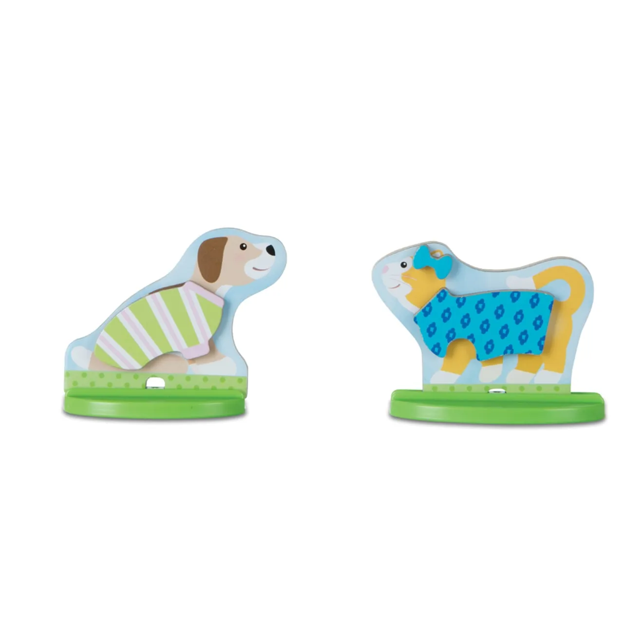 Melissa & Doug Best Friends magnetische aankleedpoppen 2 poppen hout