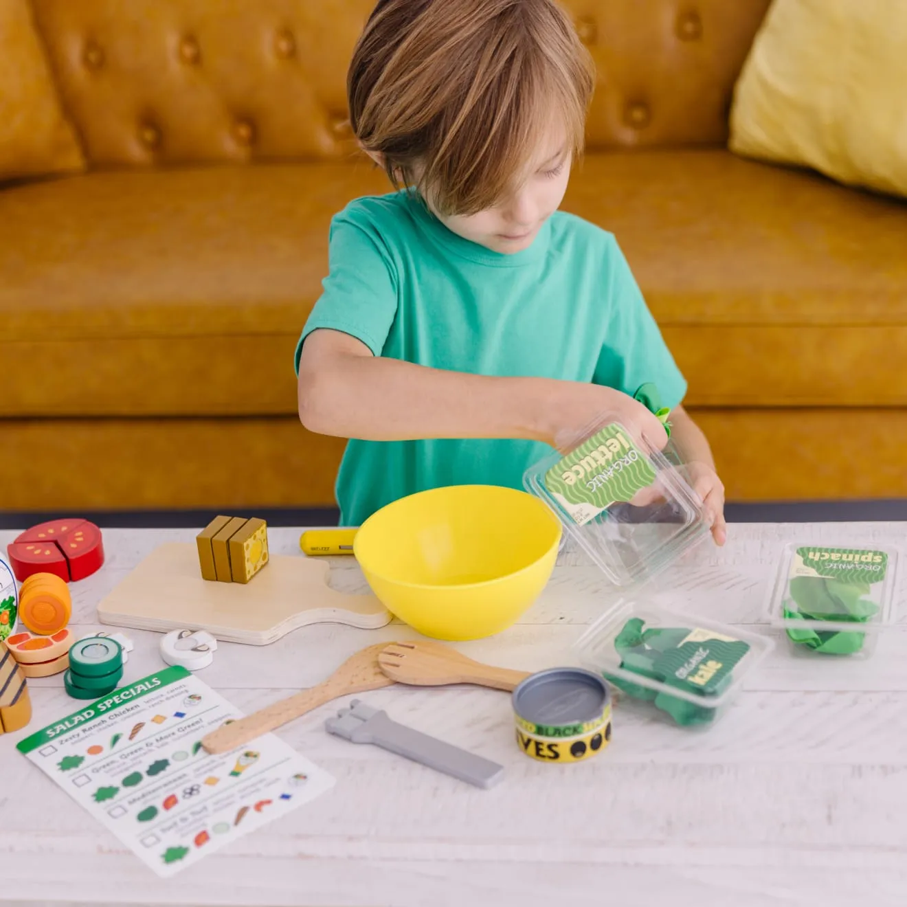 Melissa & Doug Slice & Toss Salad Set saladeset 52-delig