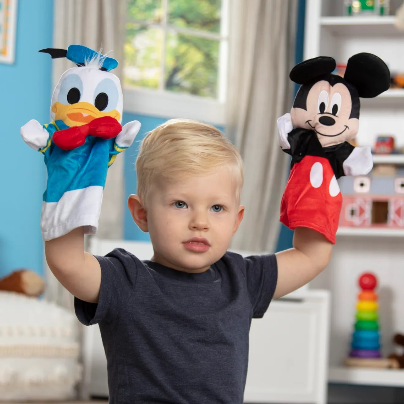 Melissa & Doug Mickey Mouse Friends handpoppen 4 stuks zacht