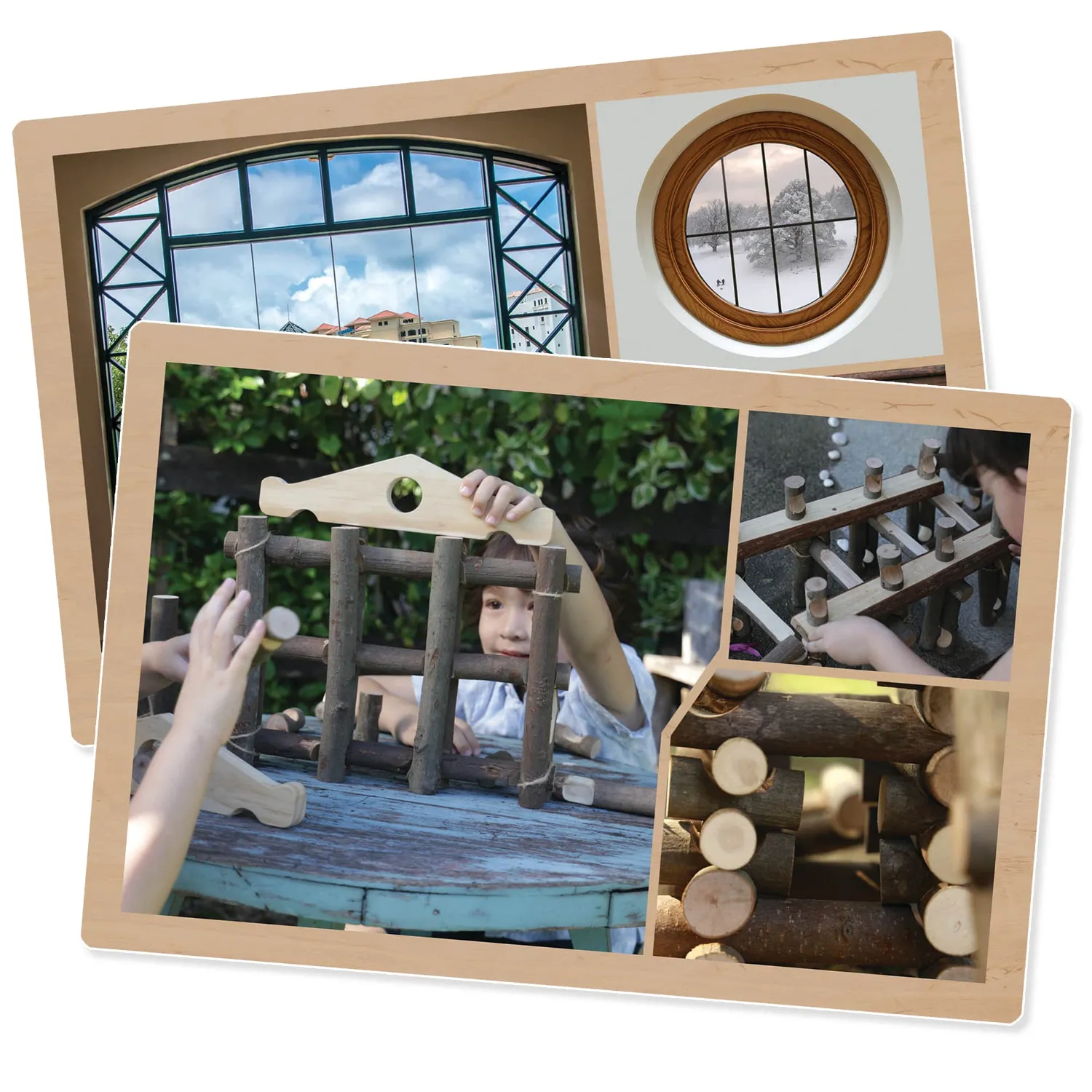 Guidecraft Big Branch Block Builders bouwblokken 125-delig hout