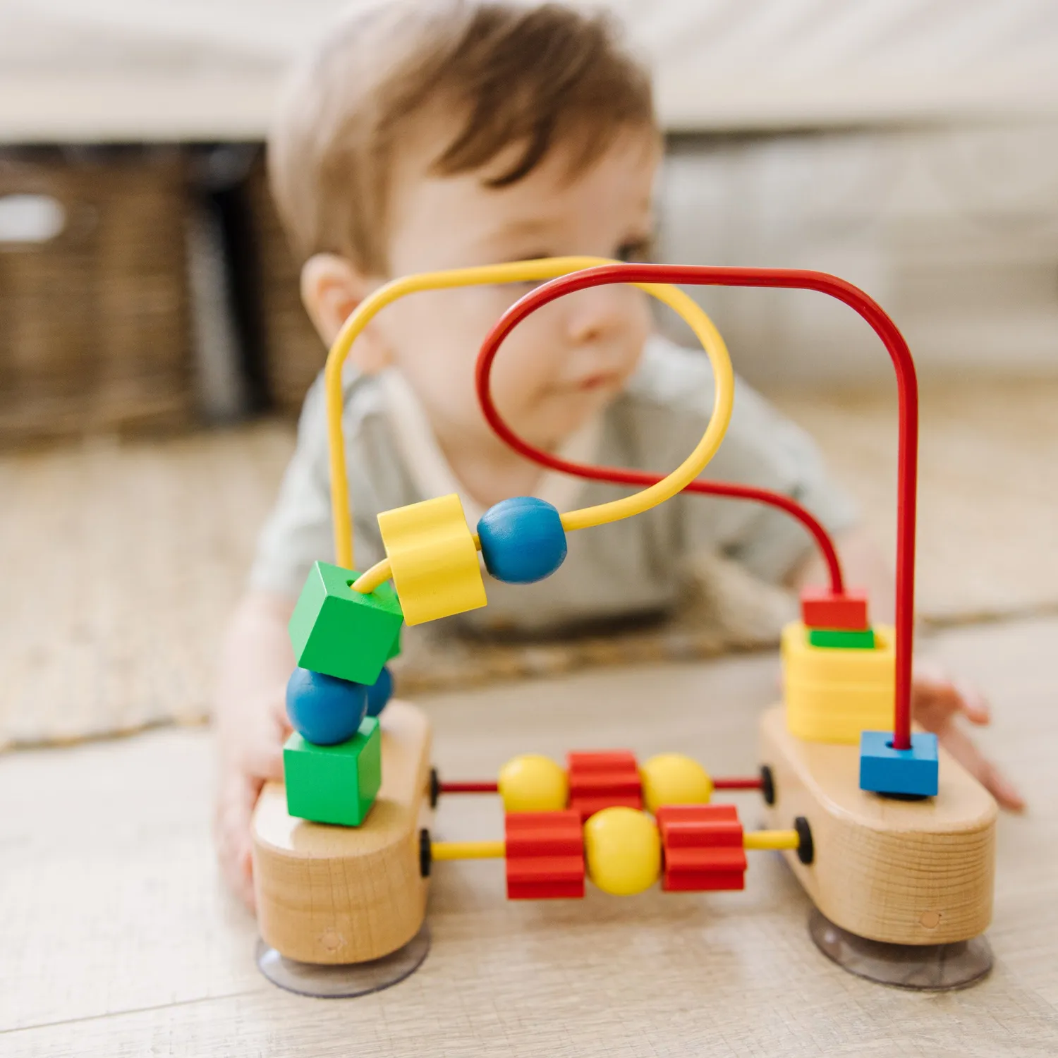Melissa & Doug First kralendoolhof met zuignap 12+ maanden