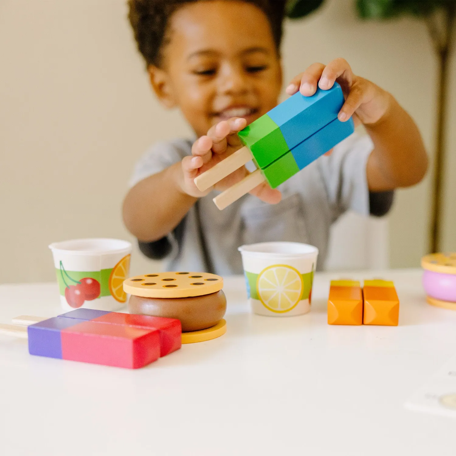 Melissa & Doug Frozen Treats ijsjes speelset 24-delig houten