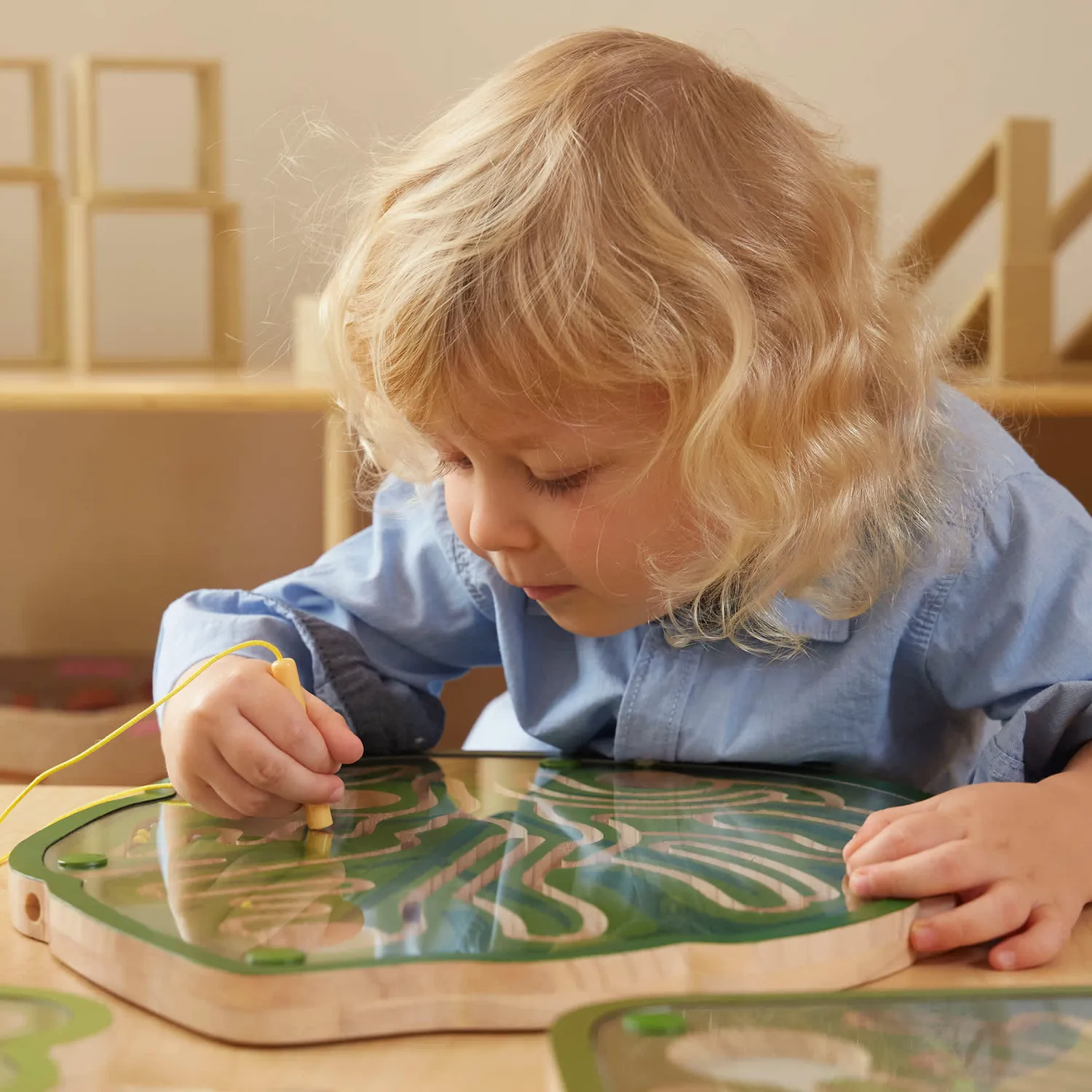 Guidecraft Nature's Paths magneet doolhof blad set van 3