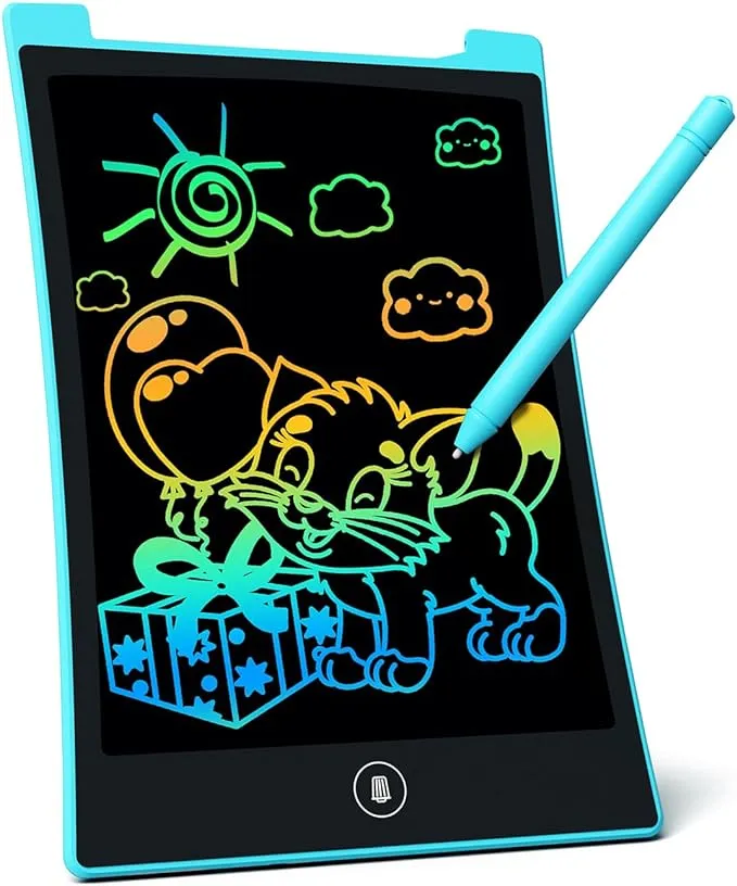 KOKODI LCD Writing Tablet Curved tekentablet 8,5 inch blauw