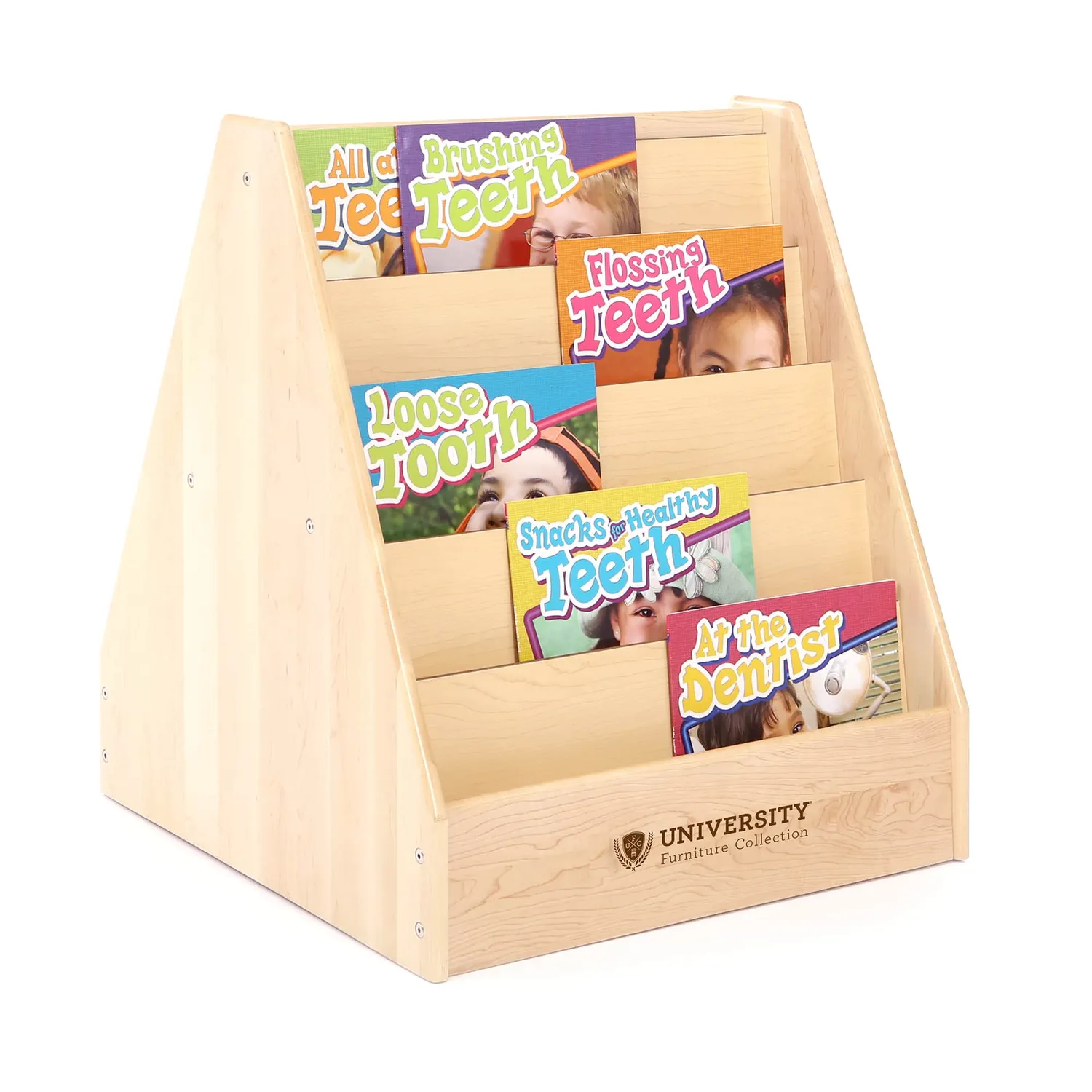 Guidecraft Solid Maple boekenkast 71 cm dubbelzijdig