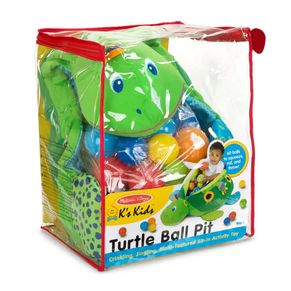 Melissa & Doug K's Kids Schildpad Ballenbak 60 Ballen