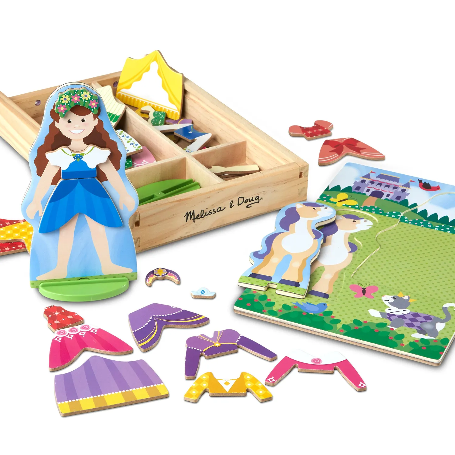 Melissa & Doug Princess Magnetic verkleedspel 37-delig