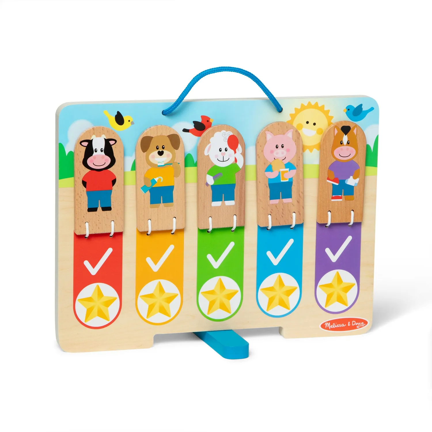 Melissa & Doug Daily Routine Responsibility leerset 3-delig magnetisch