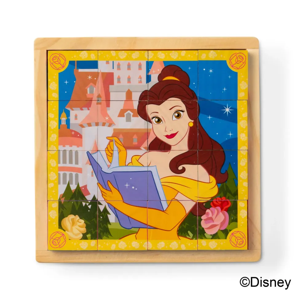 Melissa & Doug Disney Princess Houten Blokpuzzel 16 Blokken