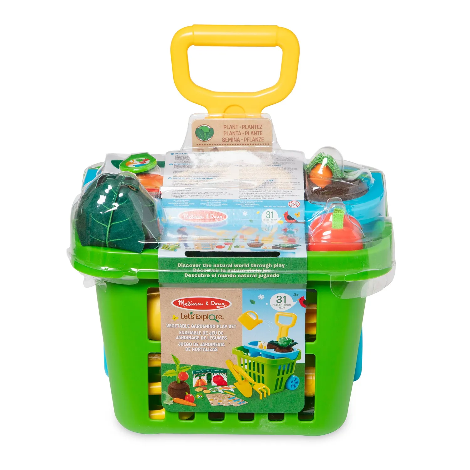 Melissa & Doug Let’s Explore moestuin speelset 31-delig