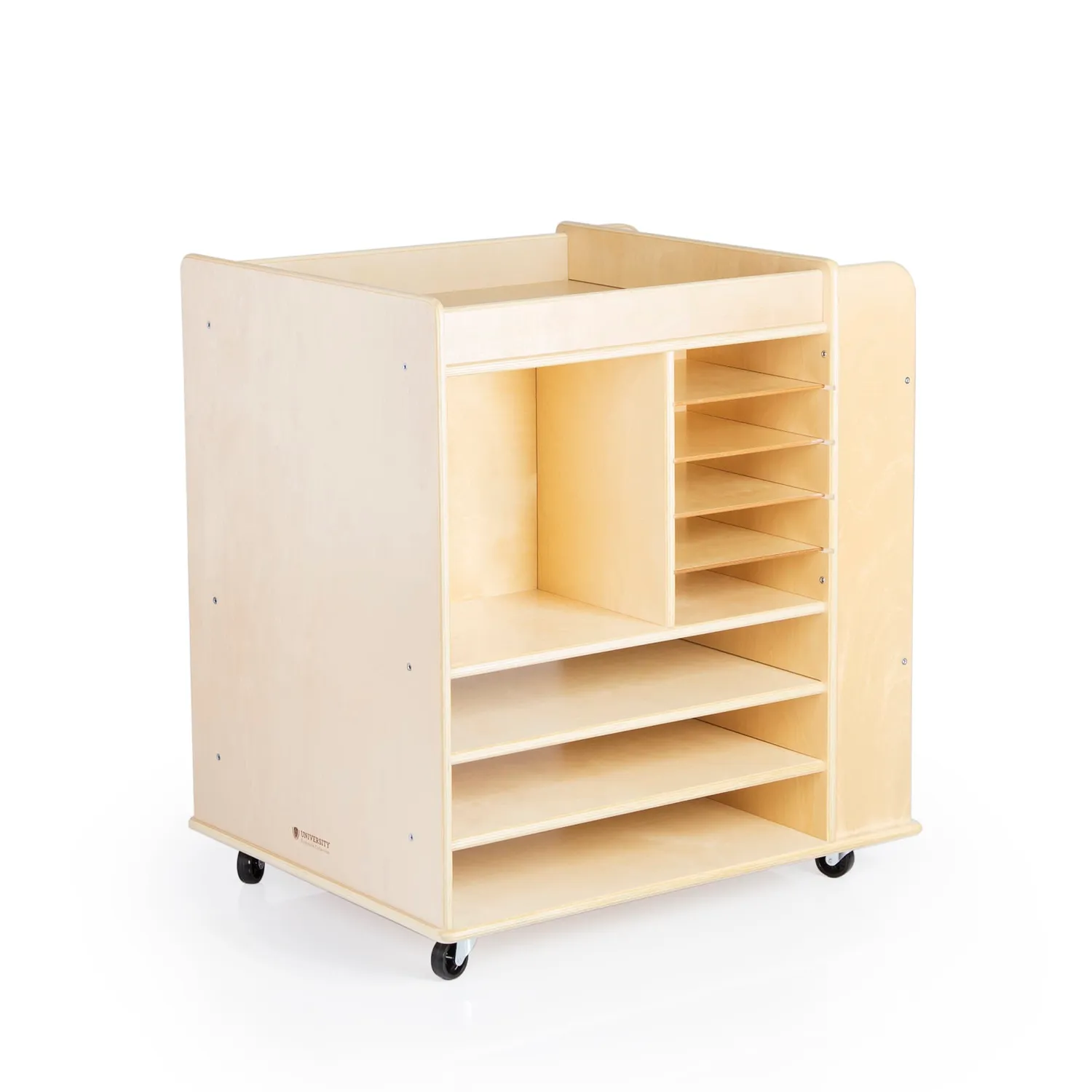 Guidecraft Art Cart opbergkar berkenhout