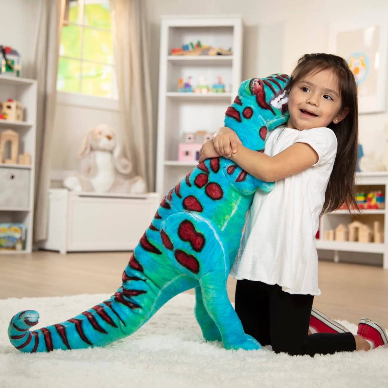 Melissa & Doug T-Rex Grote Knuffel Dino Groen