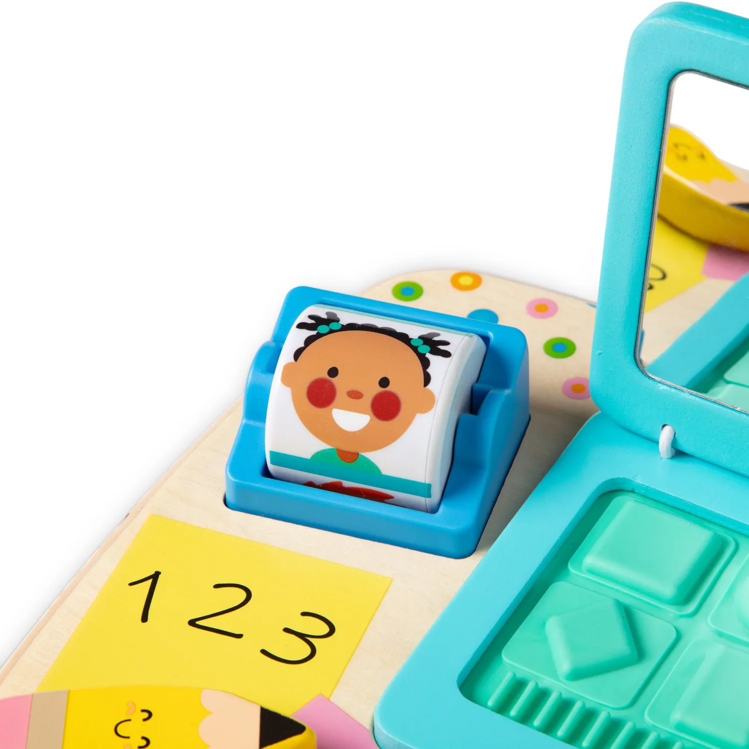 Melissa & Doug Work & Play Desktop Activity Board laptop 12m+