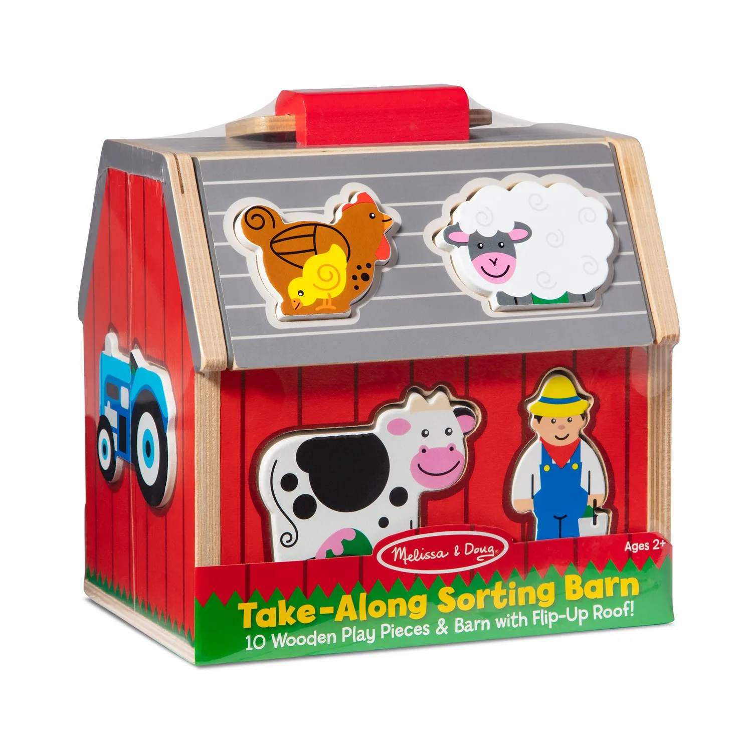 Melissa & Doug Take-Along Sorting Barn sorteerboerderij 10-delig