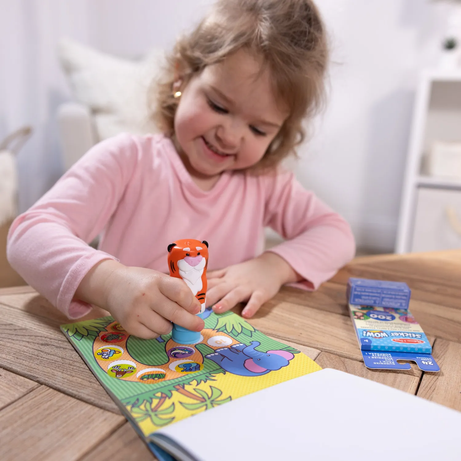 Melissa & Doug Sticker WOW Tiger stickerboek bundel 500 st