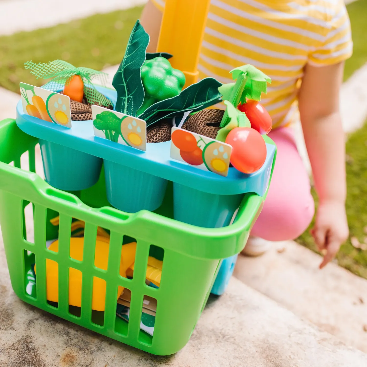Melissa & Doug Let’s Explore moestuin speelset 31-delig