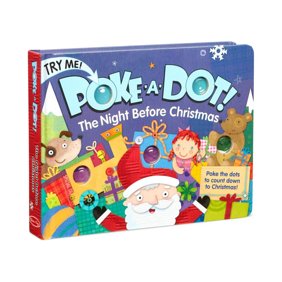 Melissa & Doug Poke-a-Dot The Night Before Christmas kartonboek 3-5 jaar