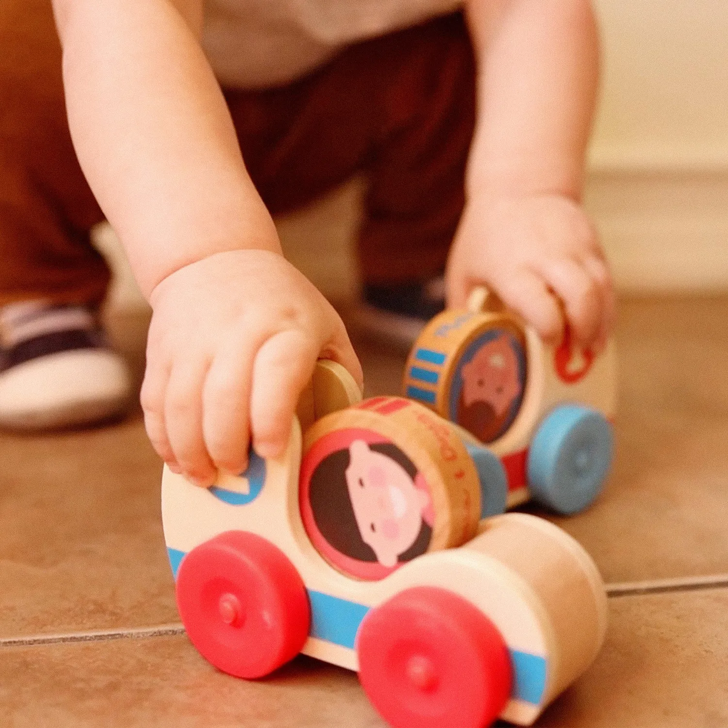 Melissa & Doug GO Tots Houten Raceauto’s 2 Stuks Peuter
