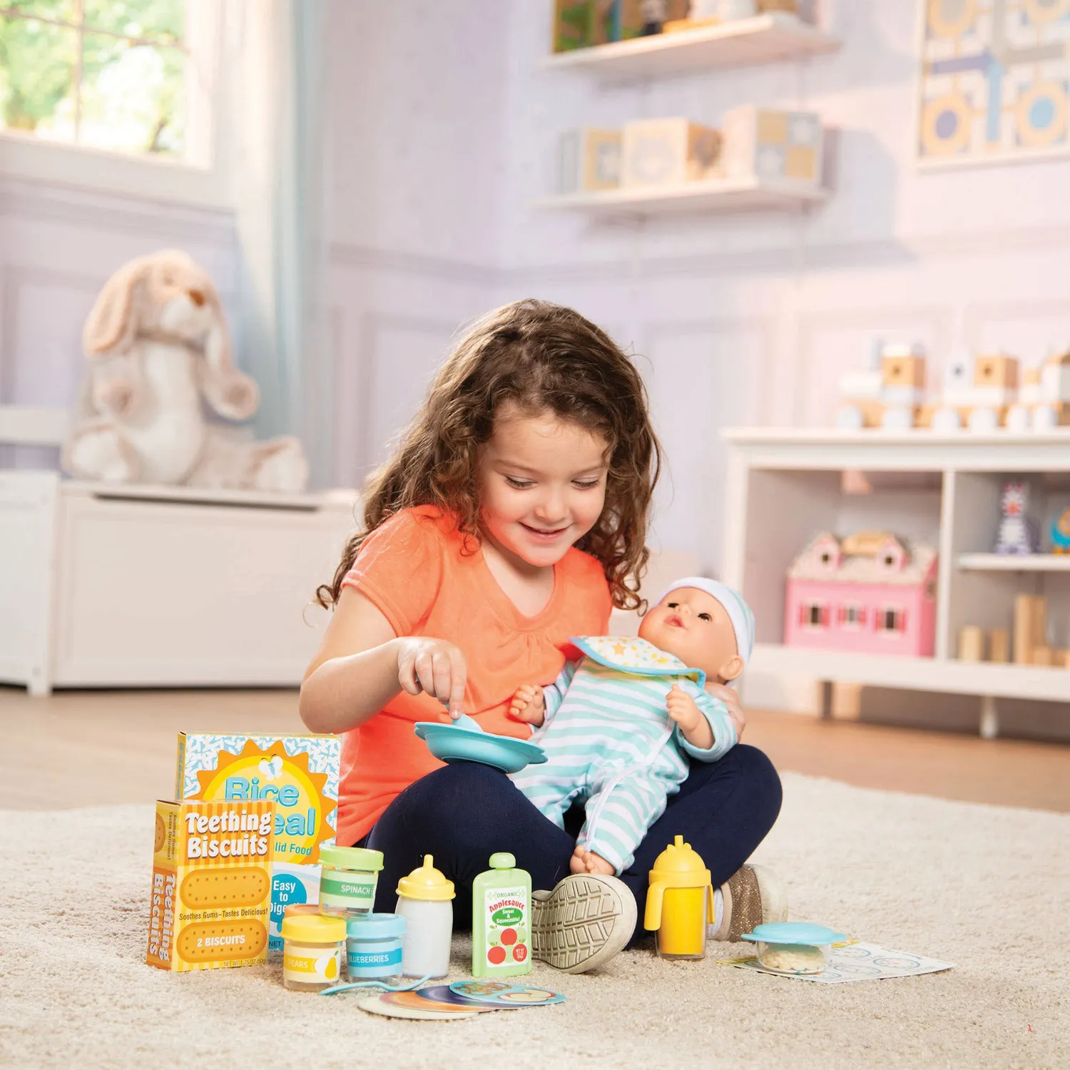 Melissa & Doug Mine to Love poppenvoedingsset 24-delig