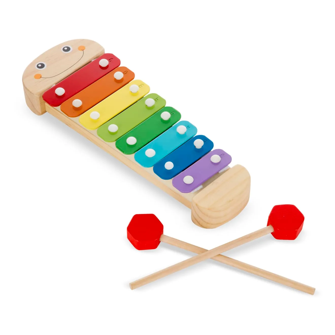 Melissa & Doug Caterpillar xylofoon hout 8 tonen