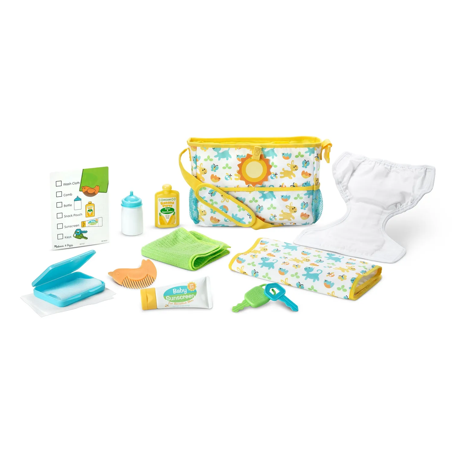 Melissa & Doug Mine to Love reisset poppenspel 17-delig