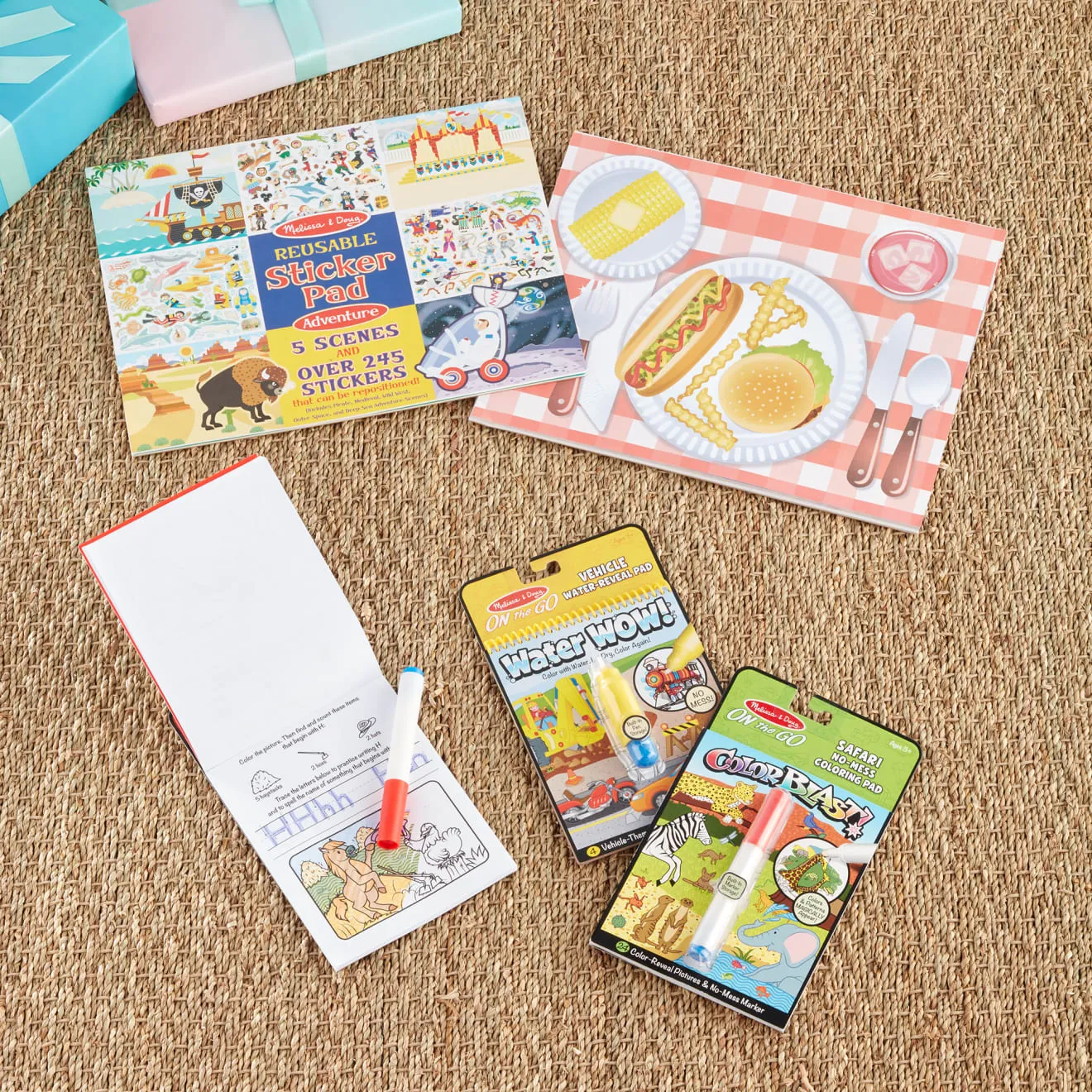 Melissa & Doug Adventure Pad herbruikbare stickers 245 stuks