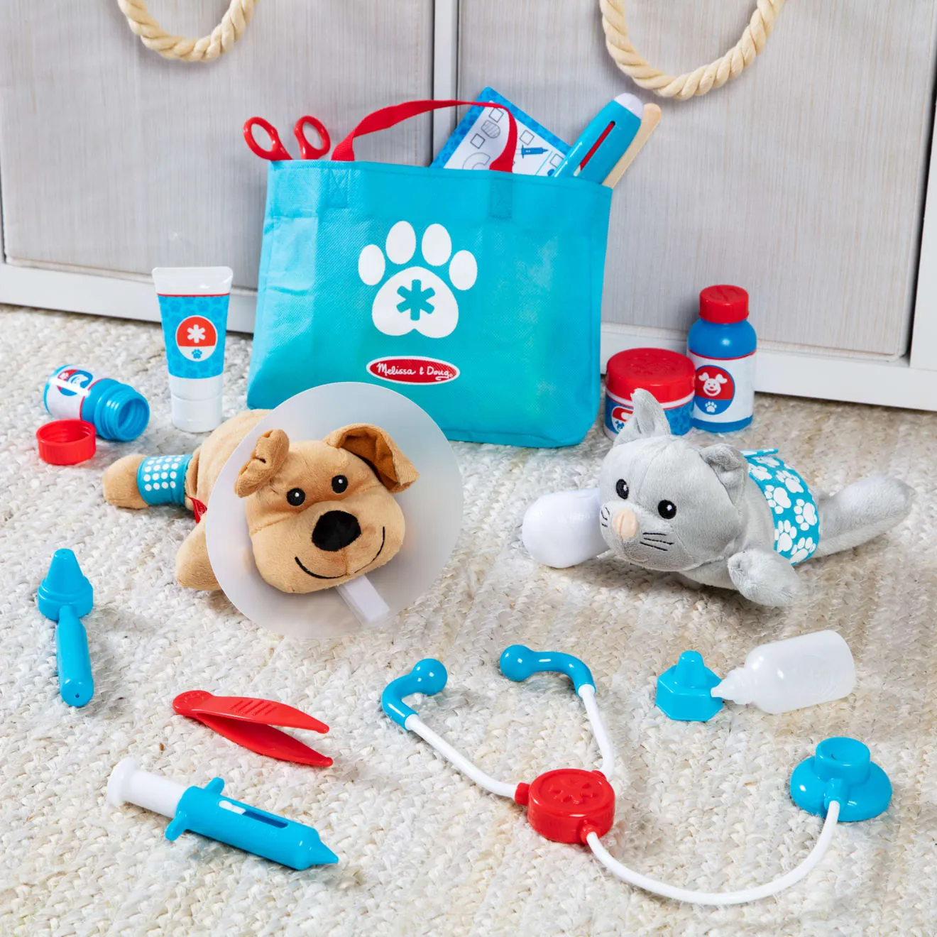 Melissa & Doug Examine & Treat dierenarts 24 dlg