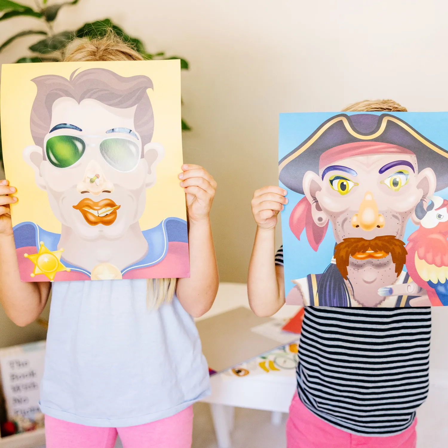 Melissa & Doug Make-a-Face stickerboek gekke gezichten