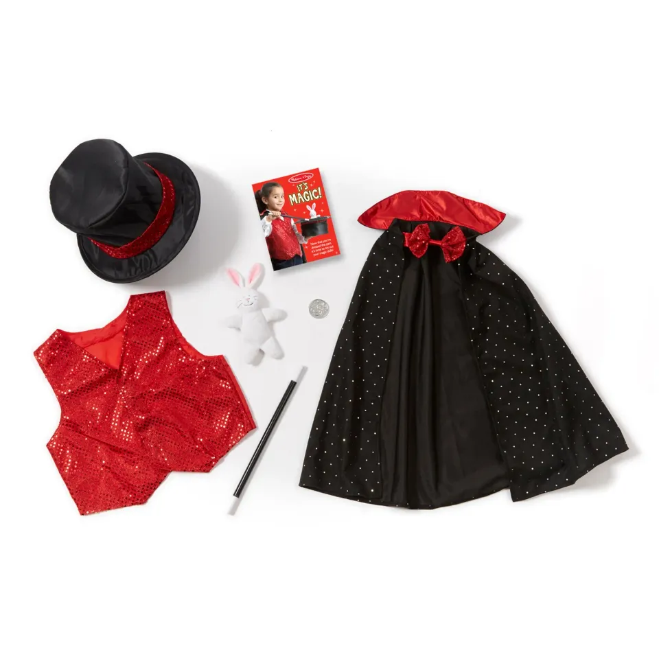 Melissa & Doug Magician verkleedset goochelaarcape met hoed