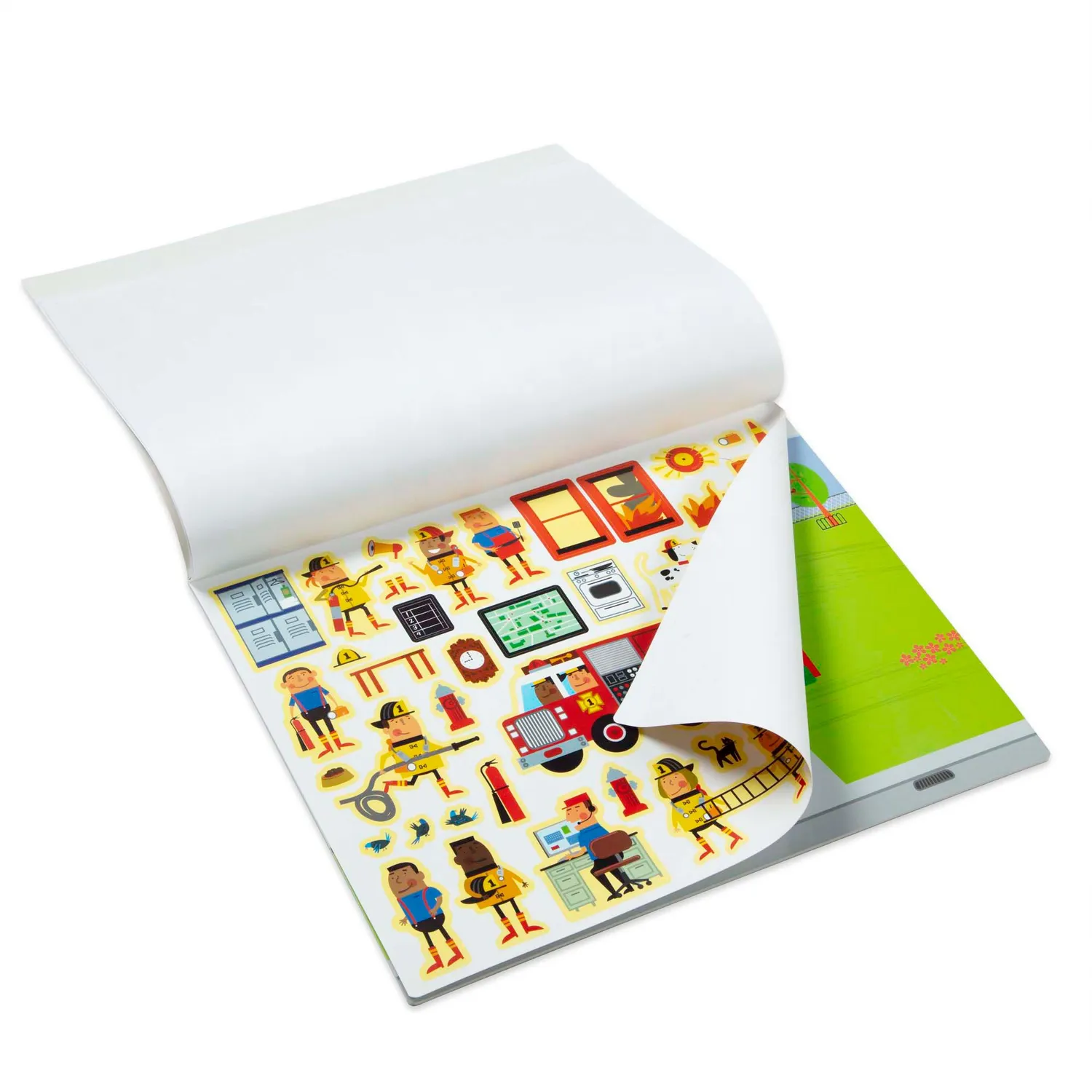 Melissa & Doug My Town herbruikbare stickerpad 200 stickers