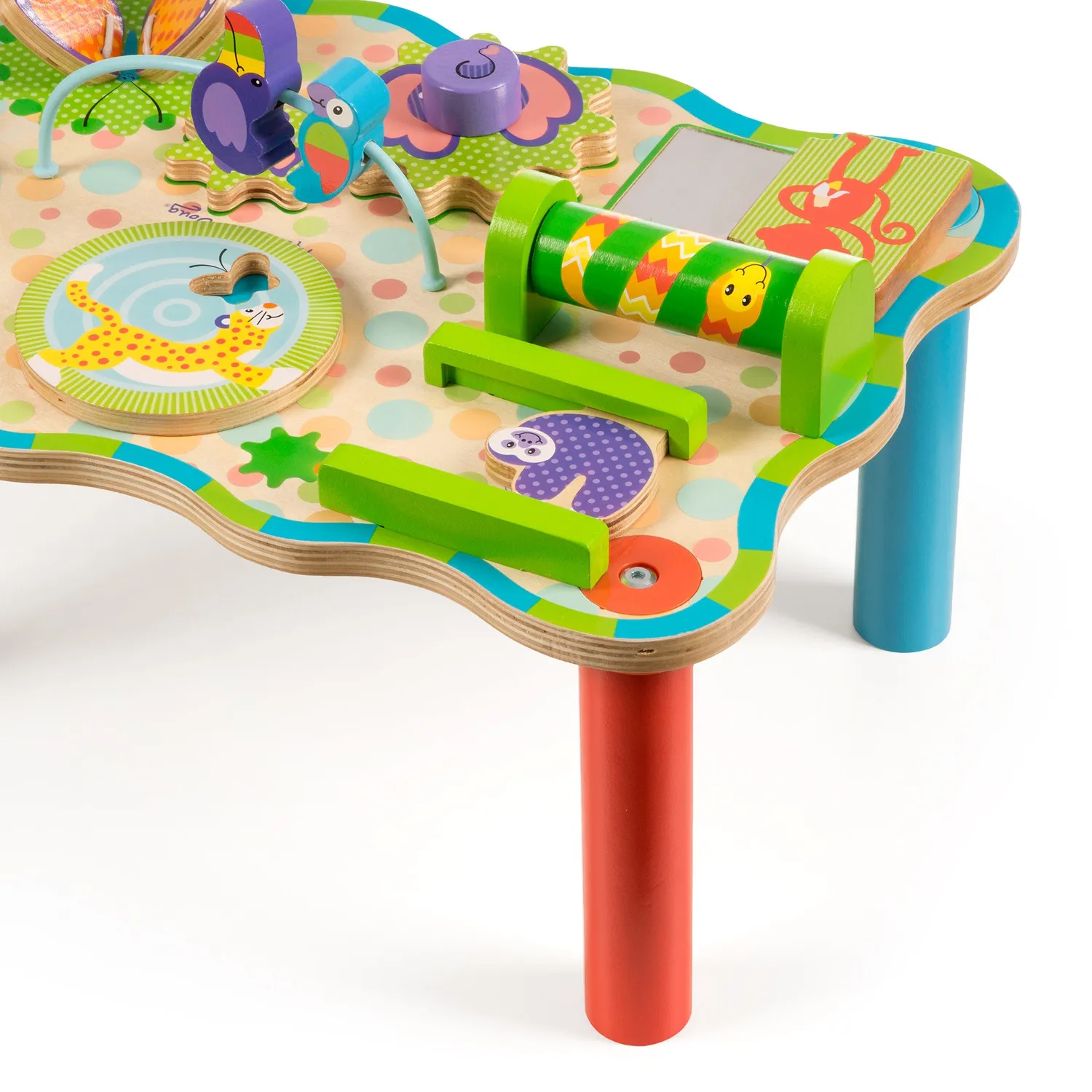 Melissa & Doug First Play Jungle houten activiteitentafel