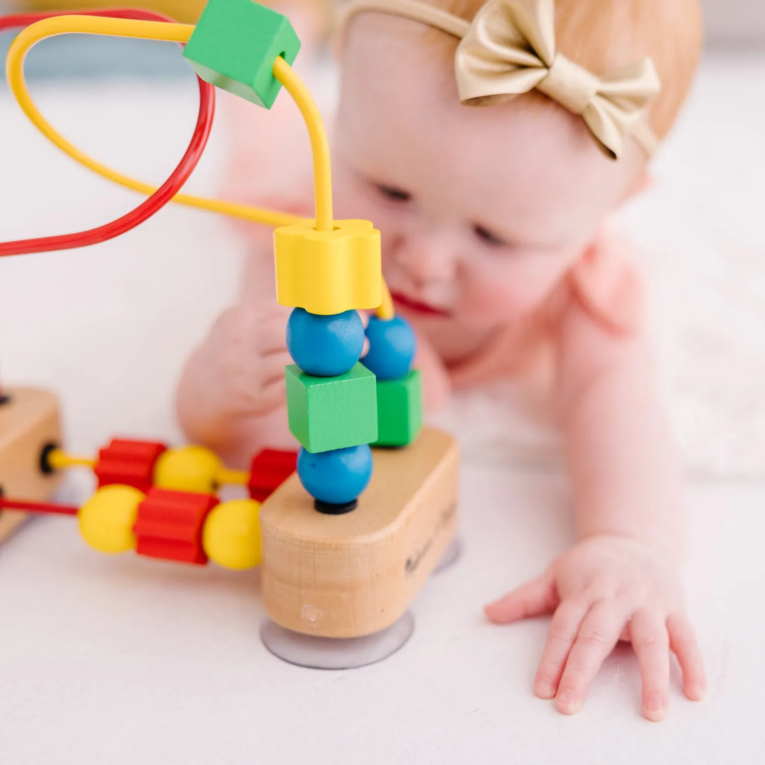 Melissa & Doug First kralendoolhof met zuignap 12+ maanden