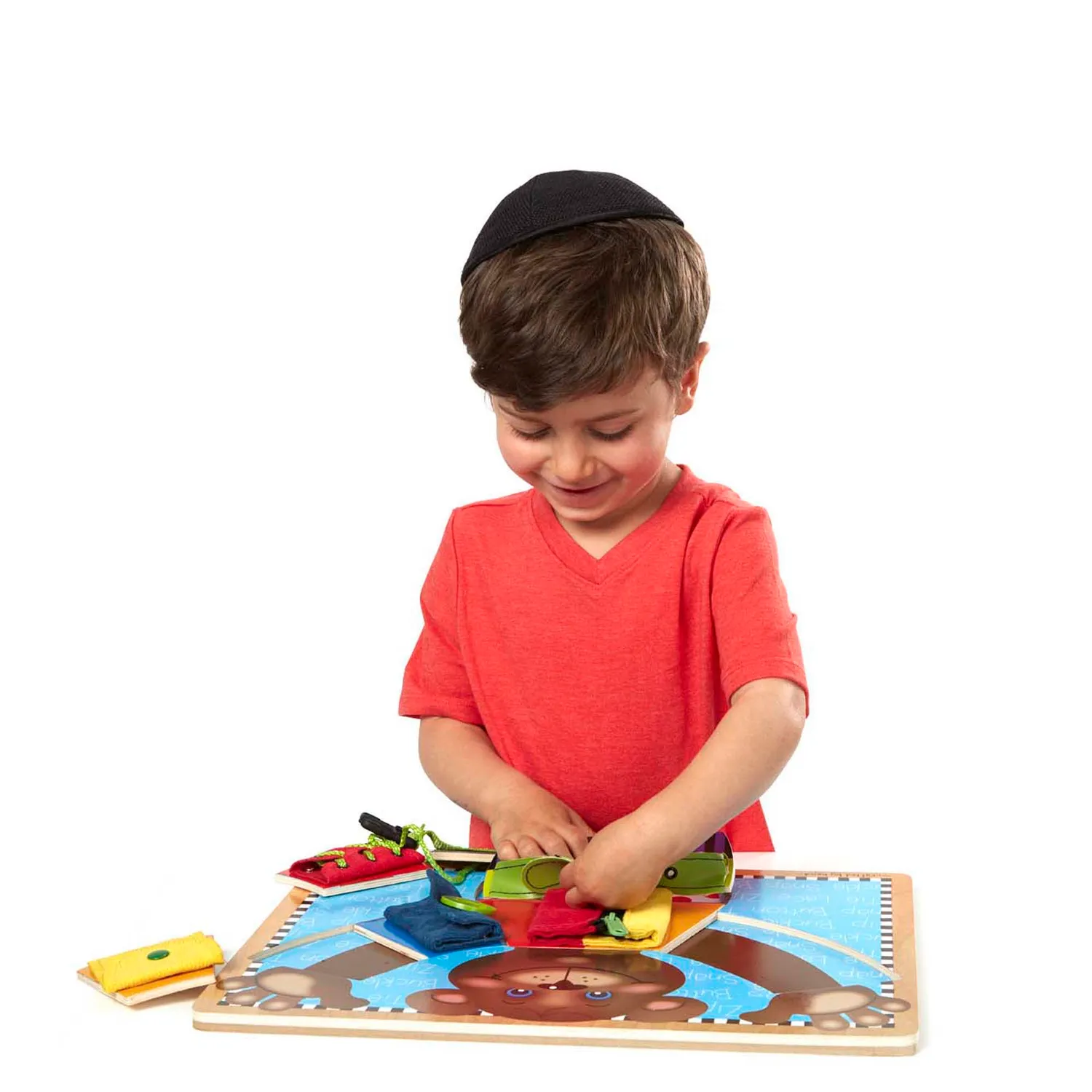Melissa & Doug Basic Skills puzzelbord hout beer